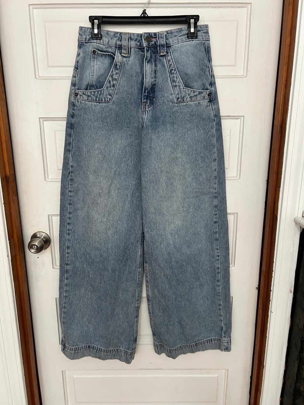 Alab Jeans Jnco Style Wide Leg Baggy Skater Grunge Y2K Size 26 2 Great Condition